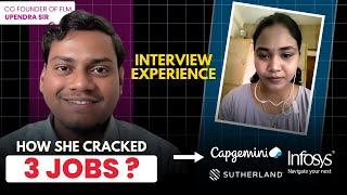 How She Cracked Jobs at 3 MNCs | Interview Tips & Success Story |  Ft. Upendra Co Founder of FLM