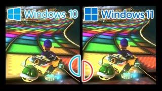 Windows 10 vs Windows 11 (Yuzu emulator test)