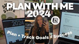 How To Plan Your Goals in 2024 | ULTIMATE *GOAL SETTING SYSTEM* + [Notion Template]