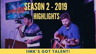 IIMK's Got Talent Season 2 - the legendary alumni and student talent showcase at IIM Kozhikode!