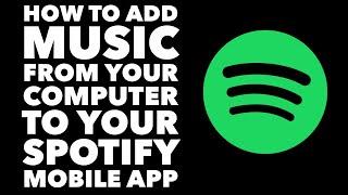 Add Music from the Computer to Spotify App