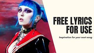 [FREE LYRICS] Ashnikko Type Pop Lyrics “Molly” Free Lyrics to Use - Free Pop Lyrics