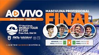 FINAL: DAVI ABDANUR/ MAURICIO MOLA X VINICIUS FONT/ MIGUEL PERES - ITF BT 200 UBÁ