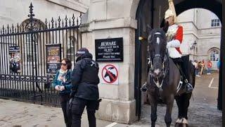 Move away from the horse, her and her husband don't get it #royalhorseguard