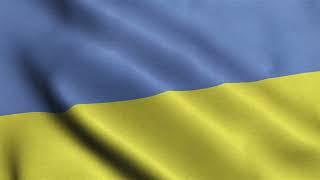 Ukraine Waving Flag Animation Loop | Stock Footage | Free Background