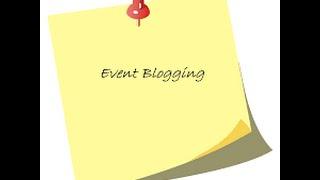 Tips for event blogging