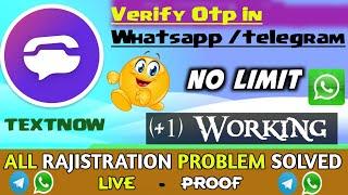 textnow all signup problem solution 2023|create fake whatsapp with textnow|textnow not working