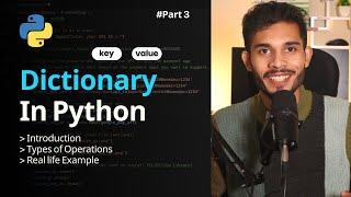 Dictionary in Python | Python for Beginners | #lecture7