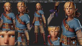 Blender 3D Character Creation (Timelapse) - Sculpting Link