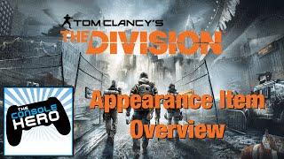 Tom Clancy's The Division - Appearance Items Overview