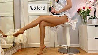 Wolford Neon 40 Tights Styling Try On | Dress & Heels | Pantyhose