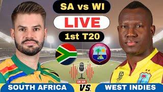 Live: West Indies vs South Africa, 1st T20 Match | WI vs SA Live T20 Live Score and Commentary 2024