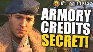 The SECRET To Getting Tons of Armory Credits! (100K+ Method, Easy DLC Guns in COD WWII)