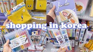 shopping in korea vlog  daiso stationery haul  back to school essentials