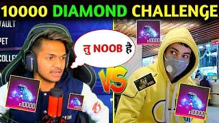 HELPING GAMER VS LOKESH GAMER|10,000 DIAMOND CHALLENGE  -Garena free fire