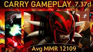 ⭐ 7.37d Bloodseeker |K+A-D - 21 KP - 60%| Carry Gameplay - Dota 2 Top MMR