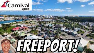 Freeport Cruise Port: No Excursion Booked - Bahamas | Carnival Spirit Cruise |  November 2024