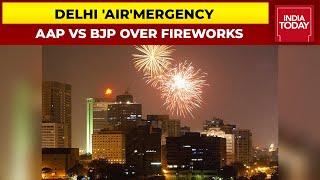 Delhi Air Pollution: Furious Political Fireworks Fight Over Diwali Celebration | Newstrack