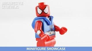 LEGO Marvel Super Heroes Scarlet Spiderman Minifigure | Minifigure Showcase