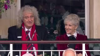 Queen's Brian May spotted at England cricket test just days after revealing stroke horror