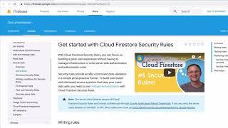 24  Cloud Firestore Authorization and Security Rules