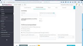 Alta productos virtuales con Prestashop 1.7 video V