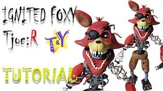 Как слепить Игнайт Фокси из пластилина Туториал Ignited Foxy TjocR from clay Tutorial