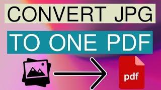 How to convert multiple jpg image to one pdf