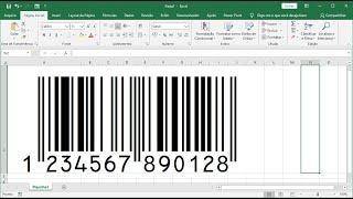 EXCEL - Código de barras EAN-13 - Atualizado 2020