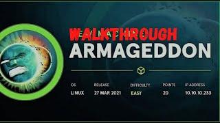 Armageddon HTB walkthrough | Ethical Hacking | TheDarkTech