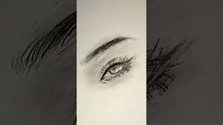 How to Draw a Realistic Eye... #shorts