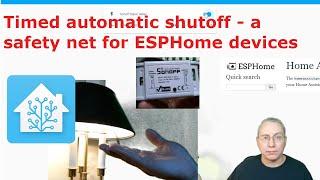 Timed automatic shutoff of ESPHome devices