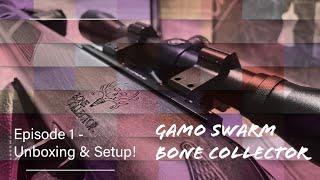 GAMO AIRGUNS - Gamo Bone Collector Swarm unboxing and scope mounting