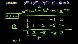 Solving Higher-Order Differential Equations Using the Auxiliary Equation