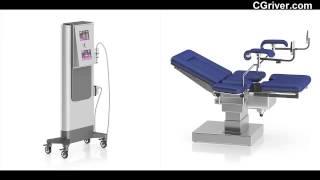 CGAxis 3D Model Vol. 55 - Photo-Realistic 3D Hospital Equipment - CGriver.com