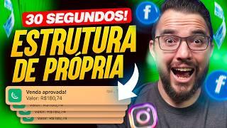 ESTRUTURA PRÓPRIA PARA AFILIADOS EM 30 SEGUNDOS (Facebook Ads, Kiwify e Google Ads no Automático!)