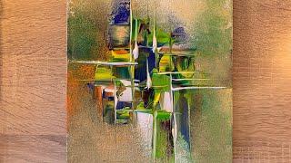 Famous Contemporary Abstract Painting In Acrylics | Delicate Painting | Relaxing Art