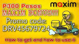 HOW TO GET 300 PESOS BONUS COINS IN MAXIM APP AND HOW TO USE IT TUTORIAL