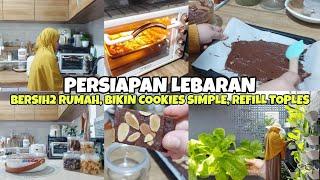 PERSIAPAN LEBARAN, BERSIH2 RUMAH, BIKIN COOKIES SIMPLE, REFILL TOPLES LEBARAN, BERKEBUN DI RUMAH