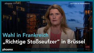 Tina Hassel aus Brüssel zur Wahl in Frankreich am 07.07.24