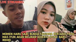 Live - Demi Miliki Hati Papa Gedang Bunda Fauzana Janjikan IPONE Terbaru Untuk Adiknya Mas Iyun