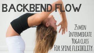 25 min Backbend Flow | Yoga class for spine flexibility with Sara Ticha