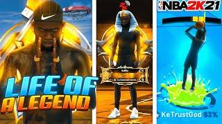 I BECAME A LEGEND FOR A DAY ON NBA 2K21 & TOOK OVER! LIFE AS A LEGEND ON NBA 2K21