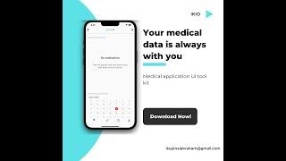 Flutter Medicine app UI