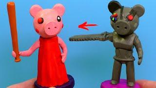 Making ROBO PIGGY with Clay | Roblox