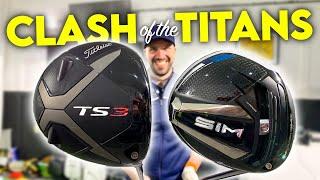 Build My Bag Showdown | NEVER hit so many drives 320+ | TaylorMade SIM vs Titleist TS3