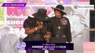 Rev Kathy Kiuna Gets Emotional as She Eulogizes her Late Husband Bishop Allan Kiuna!!