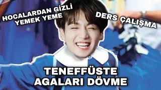 jungkook'un okul rutini.