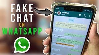 FAKE WHATSAPP CHAT TRICK  | COOL ANDROID TRICK 2020