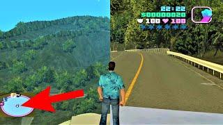 Secret Big Mountain Location in GTA Vice City ! Hidden Place #GTAVC Secret Island